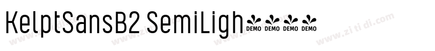 KelptSansB2 SemiLigh字体转换